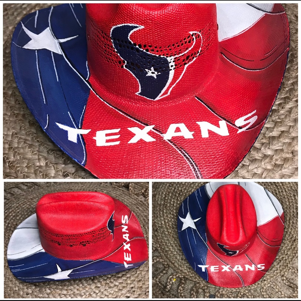 Custom Houston Texans Cowboy hat